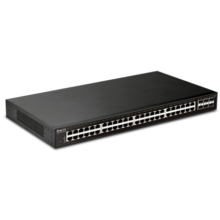 Switch Gigabit VigorSwitch G2540xs+SDN - Gestão Layer 2+ - OpenFlow 1.3  e SDN - 48 Portas Giga RJ-45 com 6 Portas 10G SFP+