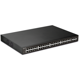 Switch Gigabit VigorSwitch P2540xs+SDN - Gestão Layer 2+, OpenFlow 1.3 e SDN - 48 Portas Giga PoE+ RJ-45. Inclui Rack Mount
