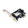 Asus PCE-AXE5400 - Wi-Fi 6E (802.11ax) AXE5400 Tri-Band PCIe Wi-Fi Adapter - 90IG07I0-ME0B10