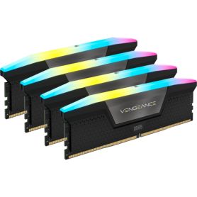 Corsair DDR5, 6200MT/s 64GB 4x16GB DIMM, Unbuffered, 32-38-38-80, Std PMIC, XMP 3.0, RGB LED, 1.4V - CMH64GX5M4B6200C32