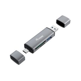 Equip Card Reader with USB 3.0 Hub, OTG - 245460