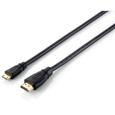 Equip HighSpeed HDMI to miniHDMI Adapter Cable, M M 2,0m, black - 119307