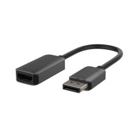 Belkin - Adaptador de vídeo - DisplayPort macho para HDMI fêmea - 22.05 cm - preto - ativo