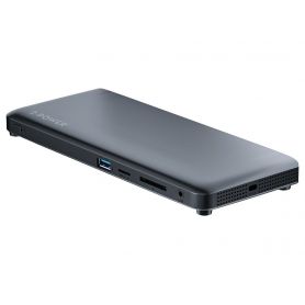 Laptop Docking station 2-Power - USB-C Triple Display 100W PD 4K MST Dock includes power cable. For UK,EU. DOC0117A