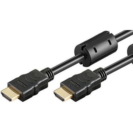 EWENT Cabo HDMI Pro com ethernet, M M AWG 30 2.0 mt, CU com ferrites, gold  - EC1311
