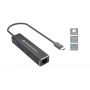 Conceptronic ABBY13B Gigabit Ethernet USB 3.2 Gen 1 Adapter with USB Hub, GbE, USB-A x 2, USB-C x 2  -
