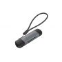 Conceptronic BIAN05G 2-in-1 USB 3.0 Dual Plug Card Reader, SD MicroSD 3.0, UHS-I  -