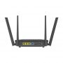 Asus RT-AX52 - Wireless AX1800 dual-band Wi-Fi router, 802.11ax, 1201Mbps (5GHz), 802.11ax, 574Mbps (2.4GHz), 2.4Ghz/5Ghz con-current dual-band, 4 non-detachable antennas  - 90IG08T0-MO3H00