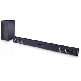 LG SH3B - Sound Bar, Sincronização de som com a TV, controlo de som adaptável, Bluetooth stand-by -