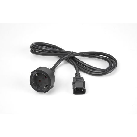 Cabo de Alimentação Salicru IEC C14   1x Schuko - 2,0m - 663BA000008