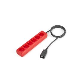 Régua de Tomadas Salicru IEC C20   6x Schuko - 2,0m, 6 Tomadas - 663BA000007