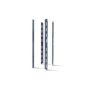 APC NetShelter SX 42U, 23'' EIA Mounting Rails, Square Holes Qty. (4) - AR7510