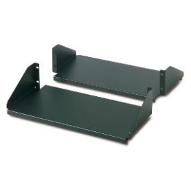 APC Double Sided Fixed Shelf for 2-Post Rack 250 lbs Black - AR8422