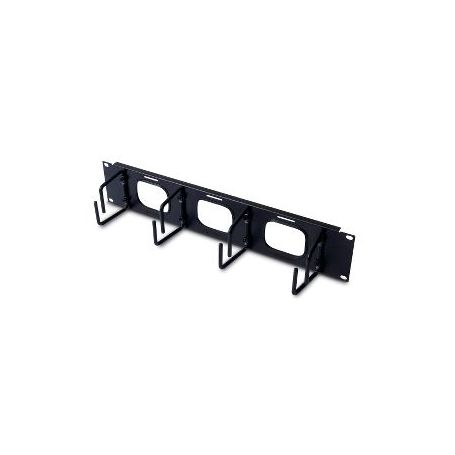APC 2U Horizontal Cable Organizer W  Pass-Thru Black - AR8428