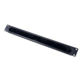 APC 1U Cable Pass-Thru W  Brush Strip Black - AR8429