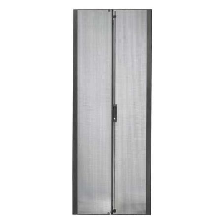 APC NetShelter SX 42U 750mm Wide Perforated Split Doors Black - AR7150