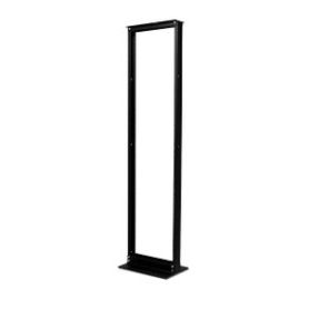 APC NetShelter 2 Post Rack 45U 12-24 Threaded Holes Black - AR201