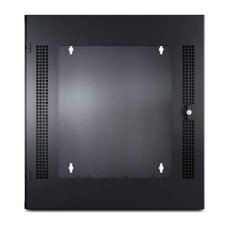 APC NetShelter WX 13U w Threaded Hole Vertical Mounting Rail Glass Front Door Black - AR100