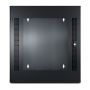 APC NetShelter WX 13U w Threaded Hole Vertical Mounting Rail Glass Front Door Black - AR100