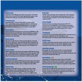 APC Service Pack + 1Y Warranty ext. p BE400-SP, BE550G-SP, BE700G-SP, SC420I, SC450RMI1U e SC620I - WBEXTWAR1YR-SP-01