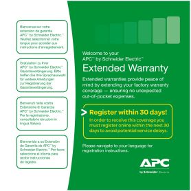 APC Service Pack +3Y Warranty ext. p SMC1000I, SMC1000I-2U, SMX750I, SMX1000I, SMX48RMBP2U e SURT48XLBP - WBEXTWAR3YR-SP-02