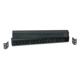 APC Rack PDU,Basic, 1U, 16A,208&230V, (10)C13 & (2)C19 - AP9559