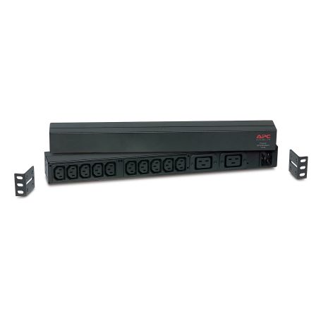 APC Rack PDU,Basic, 1U, 16A,208&230V, (10)C13 & (2)C19 - AP9559