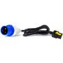 APC Rack PDU 2G, Metered, ZeroU, 16A, 230V, (18) C13 & (2) C19, IEC309 Cord - AP8858EU3