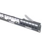 APC Data Distribution 1U Panel, Holds 4 each Data Distribution Cables for a Total of 24 Ports - AR8451