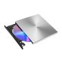 Asus SDRW-08U9M-U SIL G AS P2G - External DVD ultraslim 8X Read speed, 4x Write Speed, USB C + Type A cable, 13.9mm Ultraslim