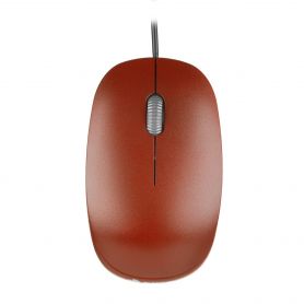 NGS Desktop Optical Wired Mouse 1000 DPI, Scroll, Regular Size - Vermelho - REDFLAME