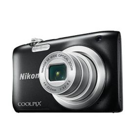 Nikon Coolpix A100 BLACK + Estojo + Selfie stick - 20,1Mp CCD - w5x - 2,7'' HD - 999A100B1