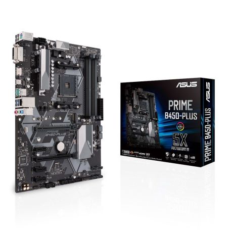 Asus PRIME B450-PLUS - socket AMD AM4, USB 3.1, M.2, HDMI, MB  - 90MB0YN0-M0EAY0