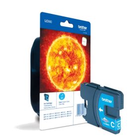 Brother Tinteiro Cyan em Blister, duração estimada  até 260 páginas (segundo ISO IEC 24711) - LC980CBP