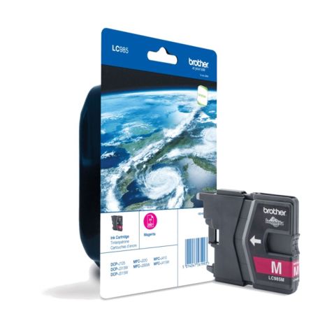 Brother Cartucho tinta magenta Blister. 260 pág. p  DCP-J125 J315W J265W J410 J415W - LC985MBP