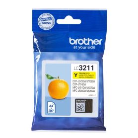 Brother Tinteiro amarelo, duração estimada até 200 páginas (segundo ISO IEC 24711) - LC3211Y