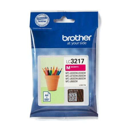 Brother Tinteiro magenta, duração estimada até 550 páginas (segundo ISO IEC 24711) - LC3217M