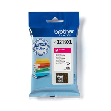 Brother Tinteiro magenta de alta capacidade, duração estimada até 1.500 páginas (segundo ISO IEC 24711) - LC3219XLM