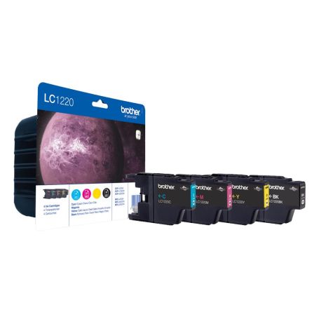 Brother Pack Económico preto   Cyan   magenta   amarelo, 300 pág., para DCPJ525W DCPJ725DW DCP925DW MFCJ430 625DW 825DW