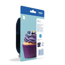 Brother Cartucho Cian, 600 págs. A4, para MFC-J4410DW   MFC-J4510DW - LC123CBP