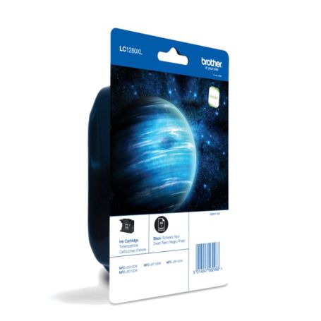 Brother Cartucho preto alta capacidade Blister, 2.400 págs. para MFCJ6510DW MFCJ6710DW MFCJ6910DW - LC1280XLBKBP