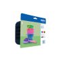 Brother Pack Económico preto Cyan magenta e amarelo, 260 págs., para DCP-J562DW  MFC-J480DW  MFC-J880DW - LC221VALBP