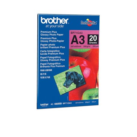 Brother Papel ''Glossy'' A3 p  6490CW - BP71GA3