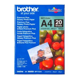 Brother Papel ''Glossy'' A4. 20 folhas. p  130  145  330  350  240  440  465  540  560  660  750  770  3360  5460  845  885