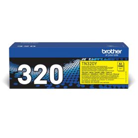 Brother Toner amarelo, duração 1.500 Pág., para HL-4150CDN 4570CDW - TN320Y