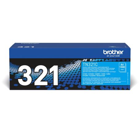Brother Toner cian, duração 1.500 Pág., para HLL8250CDN HLL8350CDW - TN-321C