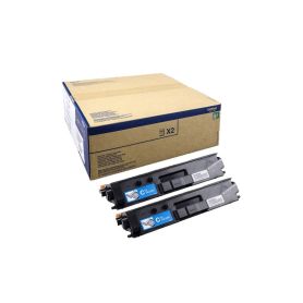 Brother Toner cian 2 unidades, duraçâo 12.000 Págs. (6000 cada ud.), para HLL8350CDW - TN329CTWIN