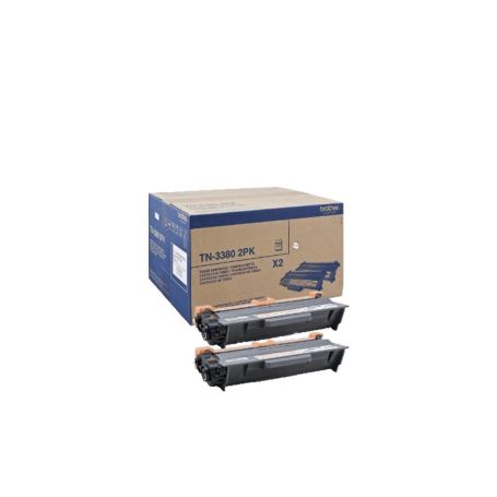 Brother Toner Alta Capacidade Twin  - duração. 16.000 Pág , para 5440D 5450DN 5470DW 6180DW - TN3380TWIN