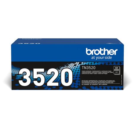 Brother Toner, duração 20.000Pág, para - HLL6400DW - TN3520