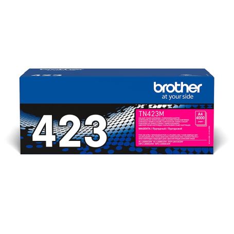 Brother Toner Magenta Duração estimada 4.000 pág. segundo ISO IEC19798 - TN423M